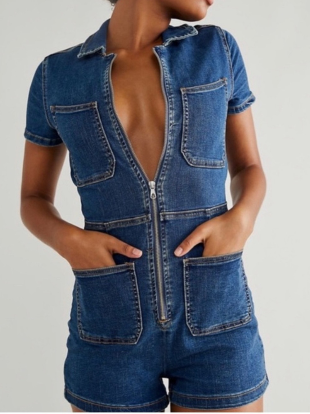 Free People CRVY Lennox Jumpsuit